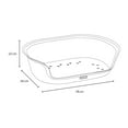 thumbnail image 4 of Rimax Dog Bed with Cushion Taupe, 4 of 5