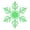 Green, variant on LED Snowflake Wall Lights,12 Pack Glowing Snowflake Decor,Peel and Stick Wall Window Ceiling Christmas Lights for Winter Decor