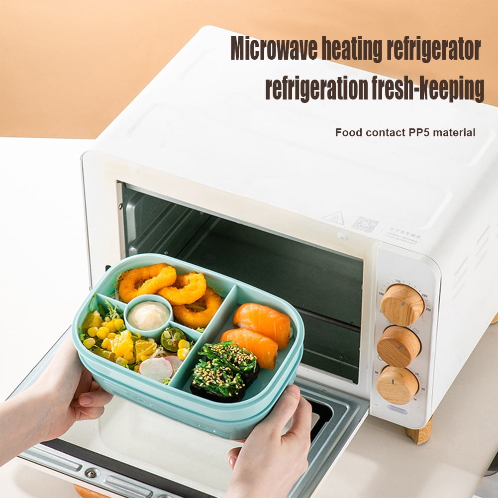 KYAIGUO Lunch Box Containers Portable Reusable Microwave Safe Lunch Box Safe Multi-layer Bento Box for Men and Women