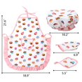 thumbnail image 2 of Juego de disfraces de chef con 3 nutrias para niños, delantales, herramientas para hornear, 11 unida, 2 of 6