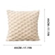 thumbnail image 3 of Almohada de soporte lumbar de terciopelo de copo de nieve para tejer | Cojín de terciopelo PV suave con acolchado fino | Funda de almohada con cremallera oculta | Sofá decorativo y cojín de oficina, 3 of 7