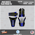 thumbnail image 4 of Kalair GFX Graphics Kit for Yamaha YZ125 (1996-2001) Rebel Series, 4 of 5