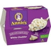 Annie's Macaroni and Cheese, White Cheddar, Microwavable Dinner, 4 Cups, 8.04 oz.