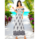 thumbnail image 4 of Vestido Maxi Casual Mujer Largo Cómodo Estilo Boho, 4 of 5