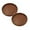 🎃 2 PCS 🎃, variant on neszzmir 🔥 European Style Wood Serving Tray - Rustic Round Desktop Display Board for Kitchen & Dining (Brown, 24cm) 🔥