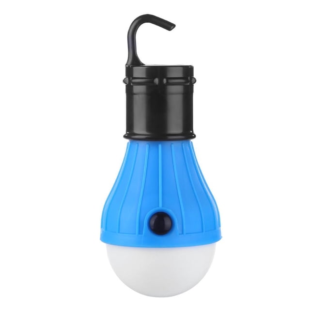 Sywqhk Colgante 3LED Carpa Luz 3 Modos Regulable Impermeable Emergencia Bombilla (Azul) Sywqhk Alta Calidad