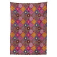 thumbnail image 3 of Ambesonne Moroccan Tablecloth Rectangular Table Cover, Vibrant Folk, 60"x90", Multicolor, 3 of 4