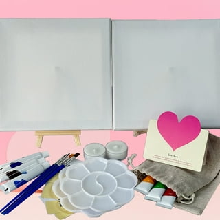 King/queen Date Night Paint Kit,his/her Pre-drawn/outline/sketched