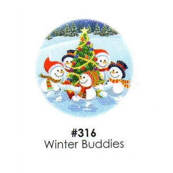 Winter Buddies Cake Decoration Edible Frosting Photo Sheet