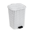 thumbnail image 4 of Superio 6 Qt. Palm Luxe Polypropylene Trash Can, Brown, 4 of 4
