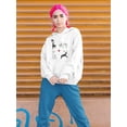 thumbnail image 2 of Storybook Style Deers Hoodie Women -Image by Shutterstock, Female 5X-Large, 2 of 4