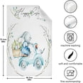 thumbnail image 5 of Watercolor Bunny Bike Kitchen Tea Towels Set of 4 Absorbent Hand Dish Towels, Easter Basket Eggs Dishcloths Lint-Free 18x28 Inch Fast Drying for Cooking Baking Home Clean, 5 of 7