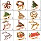thumbnail image 4 of Moyic Servilletero de Navidad Titulares de pañuelos de papel portátiles de celebración Restaurante Bar Accesorios Suministros para el Type3 NO3, 4 of 6