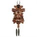 thumbnail image 2 of River City Cuckoo 819-16Q Hunters Cuckoo Clock with Hand-carved Oak Leaves- Bunny- Bird- and Crossed Rifles- and Buck - 16 Inches Tall, 2 of 2