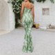 thumbnail image 3 of WILLBEST Vestidos Maxi de Mujer Vestidos de Verano para Mujer Moda Boho Estampado Floral Cubierta Cuello Redondo sin Mangas Grande, 3 of 3