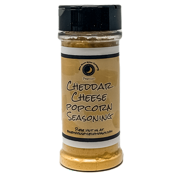 June Moon Spice Company's Cheddar Cheese Popcorn Seasoning | Premium | 5.5 fl. oz. Shaker Jar