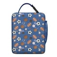 thumbnail image 6 of Baseball Football Volleyball Basketball Lunch Box for Women & Men, Insulated Leakproof Cooler Bag - Reusable Sports Meal Tote for School, Games and Practice, 6 of 6
