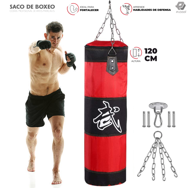 Saco Boxeo Costal Profesional Pitipa 1.2 M JM1733-L