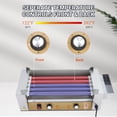thumbnail image 3 of Kojooin Stainless Steel Hot Dog Roller Machine, 750W Sausage Grill with Dual Temperature Control and Removable Drip Tray, 3 of 7