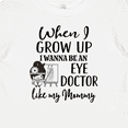 thumbnail image 4 of Inktastic Future Eye Doctor Like Mommy Optometrist Girls Baby T-Shirt, 4 of 5