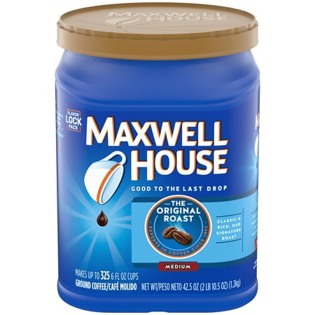 Maxwell House Original Medium Roast Ground Coffee, 42.5 oz
