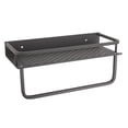 thumbnail image 1 of Shower Caddy Basket Shelf, Rustproof Rack With  Holder, Wall Mounted Shower Organizer Shelf With Towel Bar For Kitchen Bathroom Shampoo Storage, Easy To Install, 1 of 8