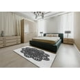 thumbnail image 5 of Ahgly Company Machine Washable Indoor Rectangle Transitional Platinum Gray Area Rugs, 8' x 12', 5 of 7