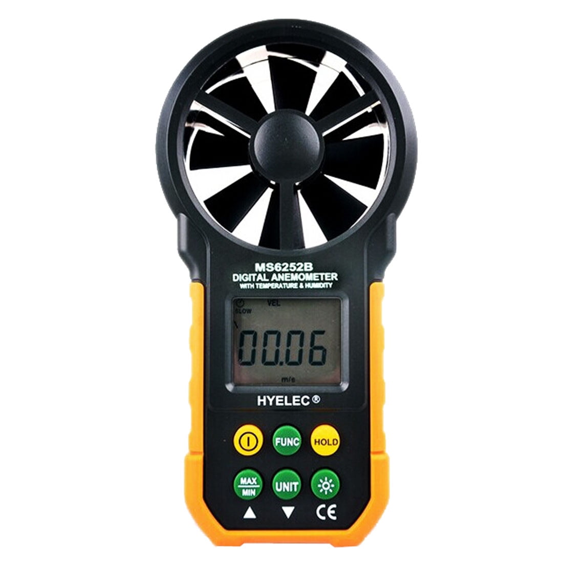 Unique Bargains MS6252B Handheld Digital LCD Anemometer Wind Speed Meter Air Flow Tester... by