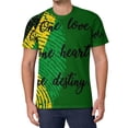 thumbnail image 2 of T Shirt For Men Jamaica Flag One Love Male Popular T-Shirts Summer Design Tee Shirt Short Sleeve Cla, 2 of 7