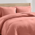 thumbnail image 6 of Ravure Full Comforter Set, Modern Solid Full Size Comforter Set, 7-Pc All Season Bedding Comforter Set, Terracotta, 6 of 8