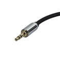 thumbnail image 3 of Monoprice Audio Cable - 25 Feet - Black | 3.5mm Male Plug to 3.5mm Female Jack for Mobile, Gold Plated, 3 of 4