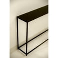 thumbnail image 5 of Pemberly Row 56" Rectangular Modern Metal Console Table in Black, 5 of 5