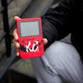 thumbnail image 2 of Mini consola de juegos portátil roja y blanca, nostalgia infantil clásica, portátil con 260 juegos integrados, color rojo, 2 of 4