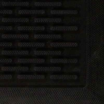Berrnour Home  Ribbed Rubber Entrance Scraper DoorMat 18"x30"-24"x36"