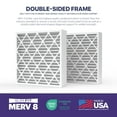 thumbnail image 4 of BNX TruFilter 20x20x4 (19.5’’ x 19.5’’ x 3.63‘’ Slim Fit) MERV 8 Air Filter 2-Pack - MADE IN USA - Air Conditioner Furnace Filters HVAC AC Furnace Filters for Dust, Pet, Mold, Pollen MPR 600-700 FPR 5, 4 of 5