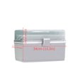 thumbnail image 3 of Moyic Caja de medicinas, caja de pastillas, cajas organizadoras de medicinas para el hogar con asa, contenedor de emergencia multicapa para coche, Almacenamiento y organización del hogar Gris Moyic HA012684-03, 3 of 6