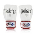 thumbnail image 3 of Fairtex Muay Thai Boxing Gloves BGV1 Solid White Gloves - 14 oz, 3 of 3