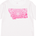 thumbnail image 4 of Inktastic Montana Silhouette Mandala Boys or Girls Long Sleeve Toddler T-Shirt, 4 of 5