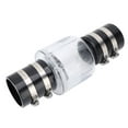 thumbnail image 4 of Spring Flapper Check Valve, ABS Sump Pump Check Valve Stainless Clamps Spring Flapper for Water Movement, 4 of 7