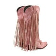 thumbnail image 6 of Leozcaa Cowboy Boots for Women Cowgirl Booties Mid Calf Pointed Toe Western Boots Chunky Classic Booties, 6 of 9