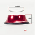thumbnail image 6 of Xuanqin 1-1/8\"Aluminum Bicycle Headset Spacer Cycling Steerer Tube Conical Spacer Washer, for Outdoor Sports, 6 of 7