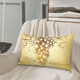 thumbnail image 5 of Uemuo Bunch of Grapes Print Throw Pillow Case – Cozy & Soft Cushion Cover, Hypoallergenic Pillow Case for Sleeping, Perfect for Women with Envelope Closure-14"x20", 5 of 6