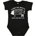 thumbnail image 3 of Inktastic I Like Pig Butts WHT Boys or Girls Baby Bodysuit, 3 of 5