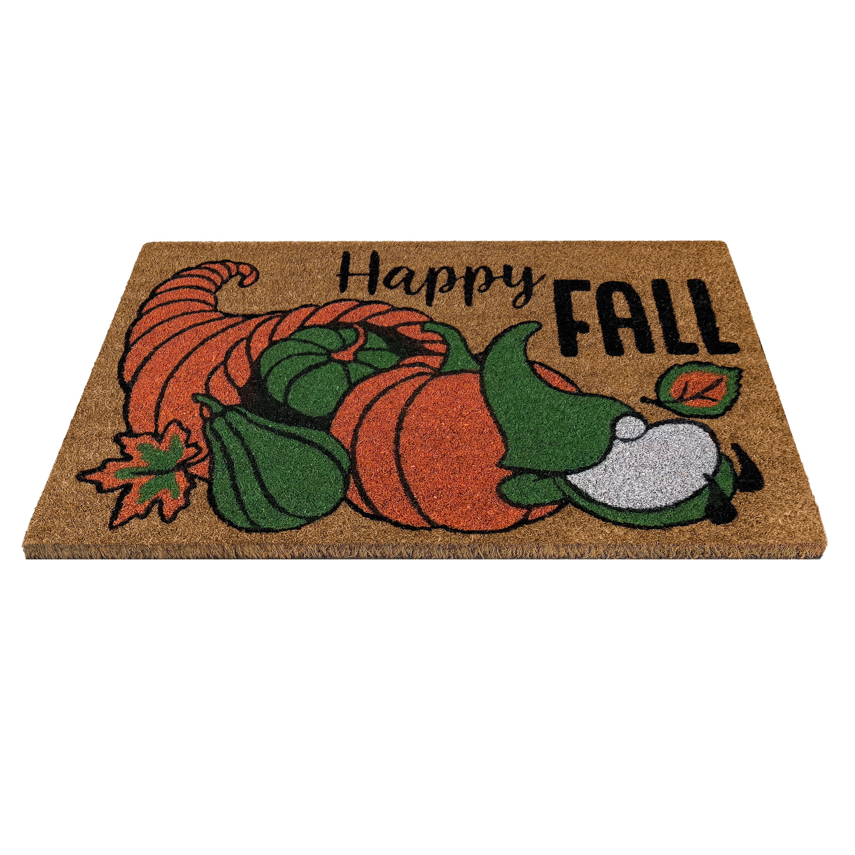 Achim Printed Coir Holiday Doormat 18" x 30" - Fall Gnome