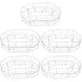 thumbnail image 5 of Liukekj 5pcs Number Design Flower Wreath Iron Art Frame for Craft Home Decoration, 5 of 11