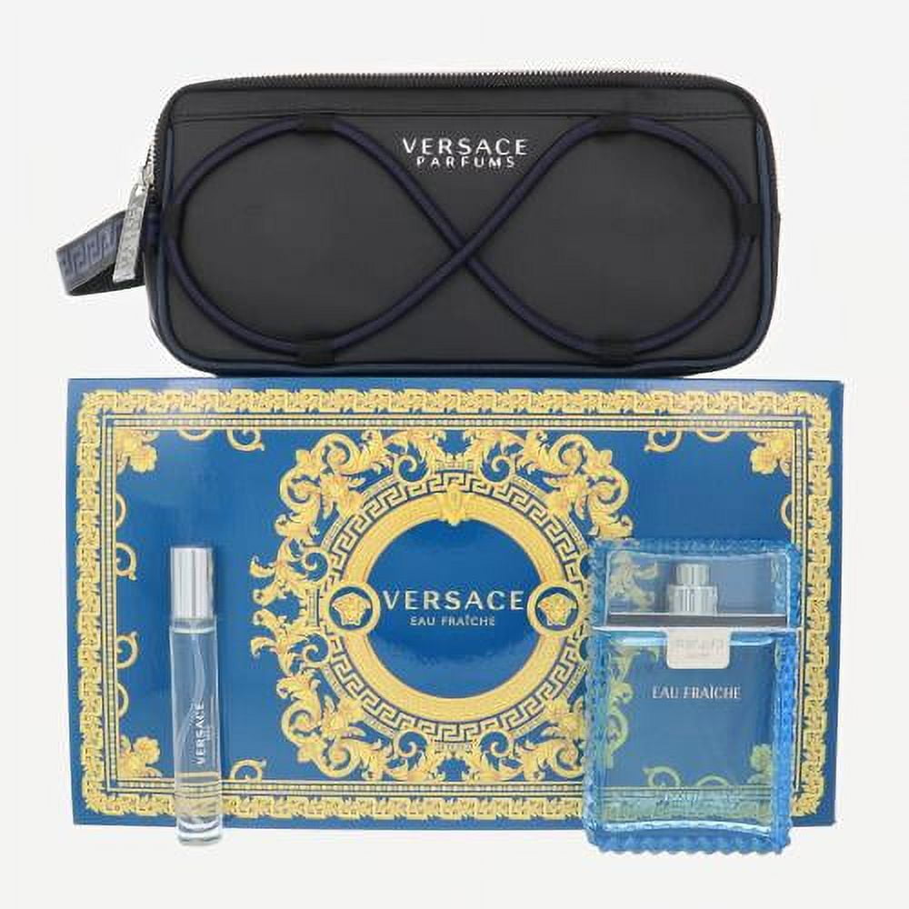 Versace Eau Fraiche Cologne Gift Set for Men 3 Pieces Walmart