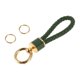 thumbnail image 1 of Llavero de Coche Único Bargains Llavero Universal con Anillo para Llaves Fobs de Cuero Sintético Metal Tono Dorado Verde Oliva 1 Pcs, 1 of 6