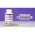 thumbnail image 6 of Purely Optimal Elderberry Capsules - Sambucus Nigra Extract Supplement - Naturally Sourced, Immune Function Support - Non-GMO, Gluten Free, Vegan Friendly - 60 Capsules, 6 of 9