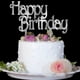 thumbnail image 2 of a pastel de Cumpleaño Decoración para Glaseado Centro de preestablecer para Espejo Superficie Opción 10 perfecl Happy Birthday Cake Topper, 2 of 8