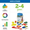 thumbnail image 6 of Learning Resources Wooden Pattern Blocks, 250-piece Math Set, Math Toys for Kids Ages 3+, 6 of 6